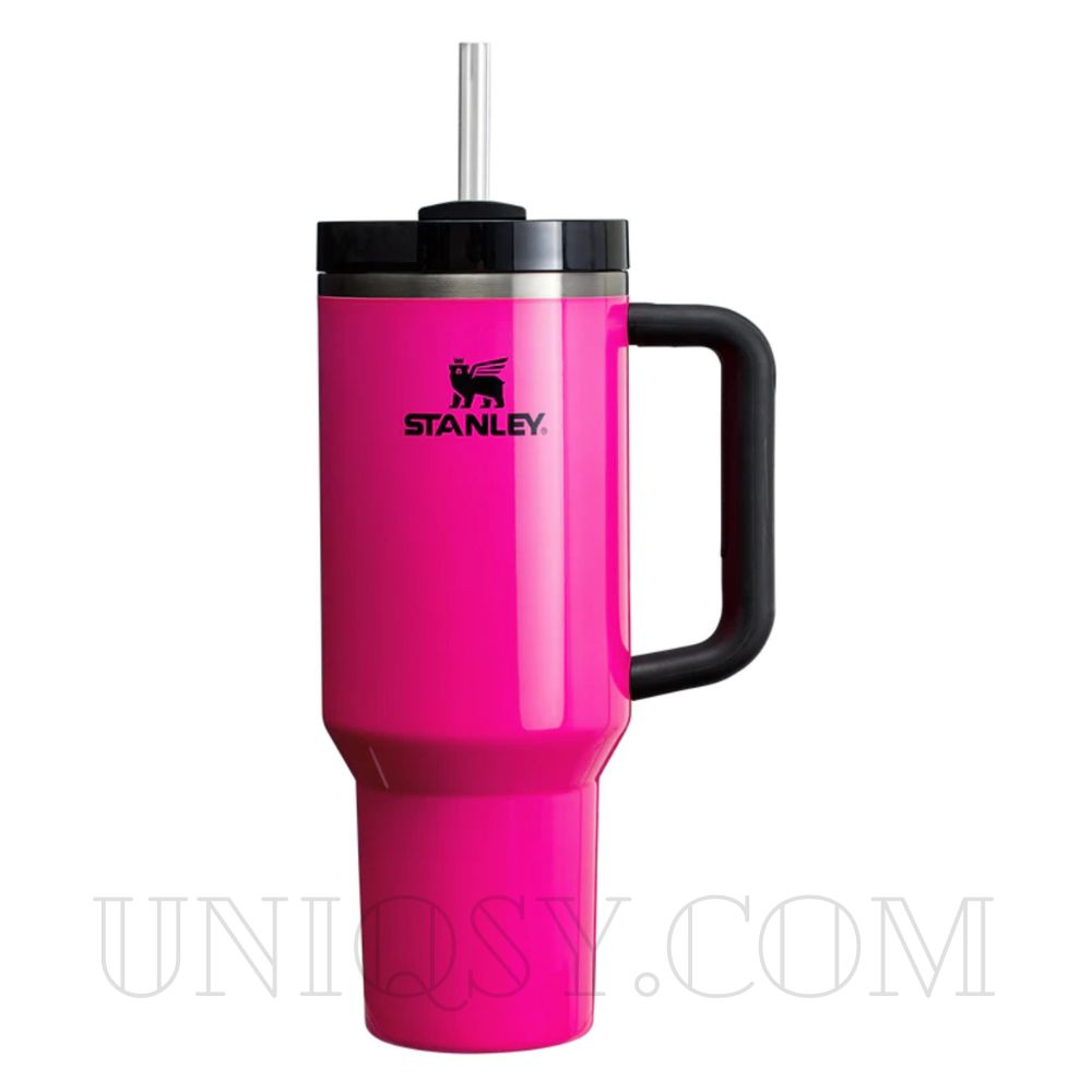 The Quencher 40 OZ Stanley Neon Flowstate Tumbler